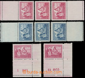 181218 - 1935 Pof.289-290, Arras, kompletní řada horních a dolníc