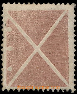 181249 - 1858 Ondřejský kříž, malý hnědý od hodnoty 10Kr, DZ 