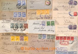 181350 - 1903-1930 sestava 9ks dopisů a 3ks pohlednic, vše do Něme