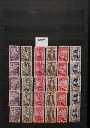 181375 - 1937 [SBÍRKY]  sestava 21 sérií různých zámořských 