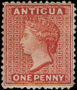 181377 - 1872 SG.14w, Viktorie 1P scarlet, zoubkování 12½, INV