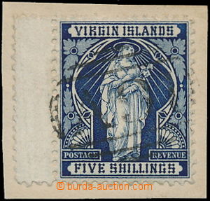 181384 - 1899 SG.50, sv. Uršula 5Sh indigová, vlevo s meziarším, 
