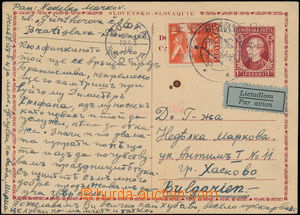 181434 - 1943 CDV7, airmail international post card Hlinka 1.50Ks to 