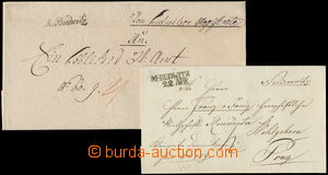 181442 - 1819 CZECH LANDS/  comp. 2 pcs of cover letters sent from Mo