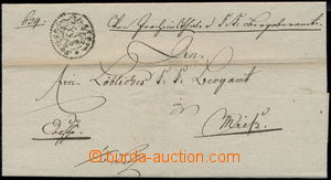 181497 - 1819 ČESKÉ ZEMĚ/  přebal dopisu adresovaného Báňském