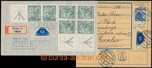 181512 - 1937-38 larger part of dispatch-note with Strečno 2,50CZK a