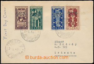 181524 - 1949 ZONE A, FDC with mounted issues 50. Anniv Bienále in V