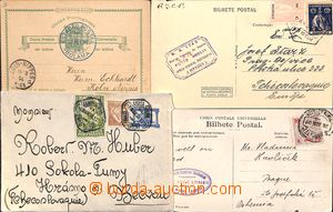 181538 - 1894-1936 comp. 4 pcs of entires, 2x postcard from Mosambuku