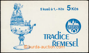 181556 - 1985 stamp-booklet 41, Art Handicraft 5Kčs, blue, Pof.2720 