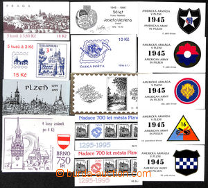 181593 - 1993-96 comp. 11 pcs of unofficial stamp booklets