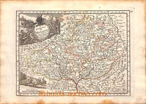 181649 - 1740 MAPA MARKRABSTVÍ MORAVSKÉHO  map March of Moravia, is