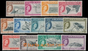181766 - 1956 SG.57-69, Elizabeth II. - Motives ½P-10Sh; complet