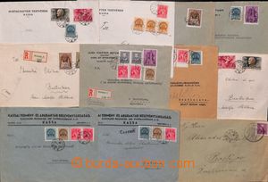 181806 - 1940 comp. 11 pcs of mainly commercial entires from occupied