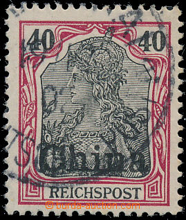 181809 - 1902 Mi.21 PF, Germania 40Pf (tmavě) červenokarmínová, s