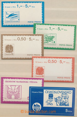 181822 - 1984-86 SESTAVA  12ks známkových sešitků: ZS21-24, 28, 2