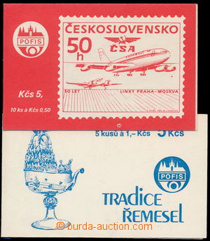 181825 - 1985-86 SESTAVA  2 hledaných známkových sešitků ZS41 a 