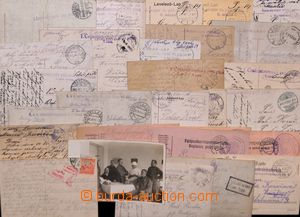 181877 - 1914-20 [SBÍRKY]  sestava více jak 40 pohlednic a lístků