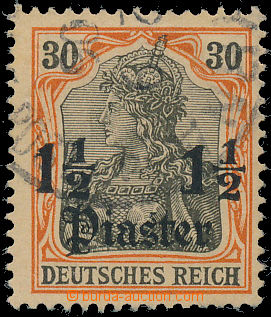 181898 - 1905 Mi.28 I. PF, Germania 1½Pi/30Pf tmavě oranžová,