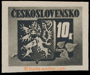 181906 - 1945 Pof.371, Bratislava's 10K black, type II - close zero; 