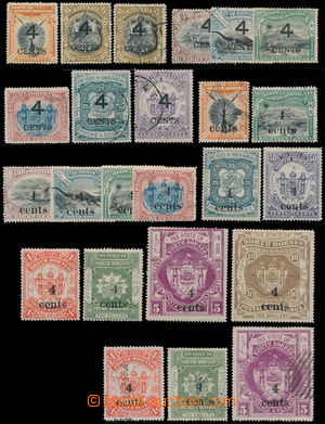 181942 - 1899-1908 SG.112-119, 146-157, Znaky a Krajinky s přetisky 