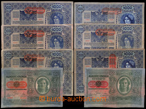 181995 - 1919-44 RAKOUSKO  sestava 53ks bankovek, obsahuje 30ks přet