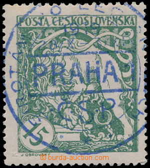 182000 -  Pof.27Aa(p), Lev trhající okovy 15h světle zelená, s ce