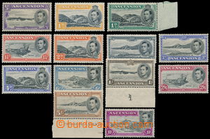 182030 - 1938-53 SG.38-47, George VI. - Motives, ½P-10Sh, all wi