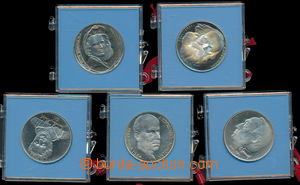 182056 - 1981-85 sestava 5ks pamětních mincí: 100Kčs Španiel 198