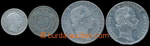 182085 - 1859-92 AUSTRIA-HUNGARY Franz Joseph  comp. 4 pcs of mincí: