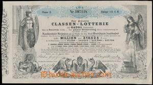 182132 - 1855 AUSTRIA - HUNGARY  ticket Class - lottery; only folds