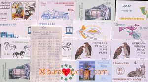 182190 - 1993-2009 stamp-booklet  selection of 16 pcs of stamp bookle