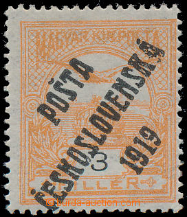182201 -  Pof.91, Turul 3f oranžová; zk. Mr, Pofis