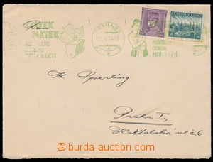 182258 - 1939 SRP10, dopis v místě vyfr. čs. známkami 60h Štefá