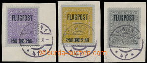 182291 - 1918 Mi.225xA, 226xC, 227xA, FLUGPOST, úzký formát, kompl