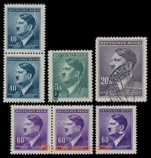 182292 - 1942 Pof.80, 82, 93, 97, issue A. Hitler, various printing p