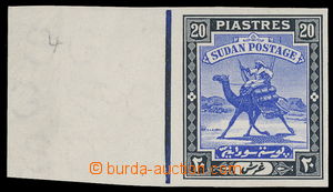 182313 - 1927 SG.46b,  ZT pro známku Arab Postman 20Pia modrá / če