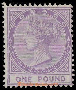 182323 - 1879 SG.6, Viktorie 1£ fialová; bezvadný kus s malou 
