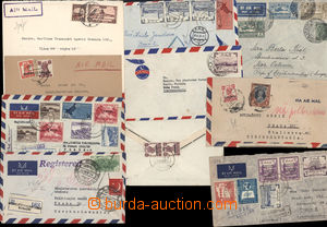 182489 - 1932-1963 10 dopisů R a Let.-, se zajímavými frankaturami