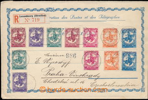 182525 - 1934 representative gift Reg letter of Luxemburg post off. d