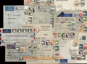 182536 - 1927-1947 sestava 13 dopisů, R, letecké, tiskopisy, pestr