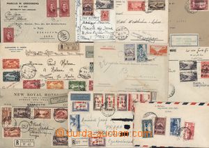 182541 - 1926-1949 8 dopisů a 2 karty, většinou R nebo letecké do