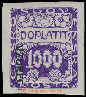 182637 - 1919 Pof.DL13vz, Ornament 1000h fialová, přetisk VZOREC vl