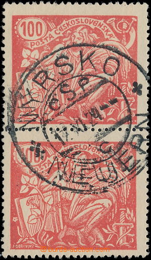 182674 -  Pof.173B ST, 100h red, comb perforation 13¾; : 13½