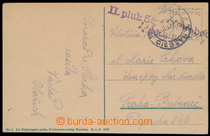 182677 - 1919 ŠNEJDÁREK'S CAMPAIGN  postcard Těšín without frank