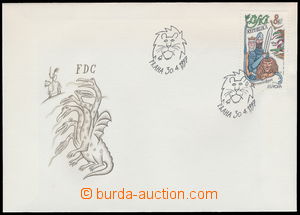 182681 - 1997 FDC  EUROPA 1997 with mounted stamp. 8CZK Bruncvík typ