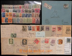 182694 - 1897-1923 [SBÍRKY]   sestava 9ks pohlednic adresovaných do
