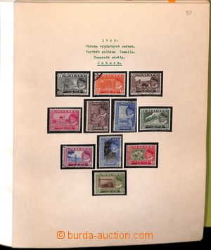 182723 - 1957-75 [COLLECTIONS]  collection of stamps on sheets in spi