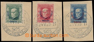 182763 - 1925 Pof.180-182, Olympic Congress, complete set on/for smal