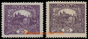 182805 -  Pof.11D IIs, 25h violet, line perforation 11½;, exp. b