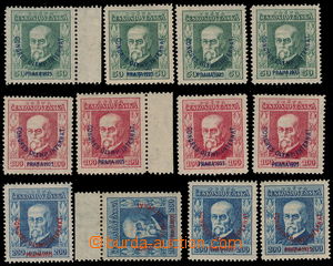 182831 - 1925 Pof.180-182, Olympijský kongres, 4 série, kompletní 